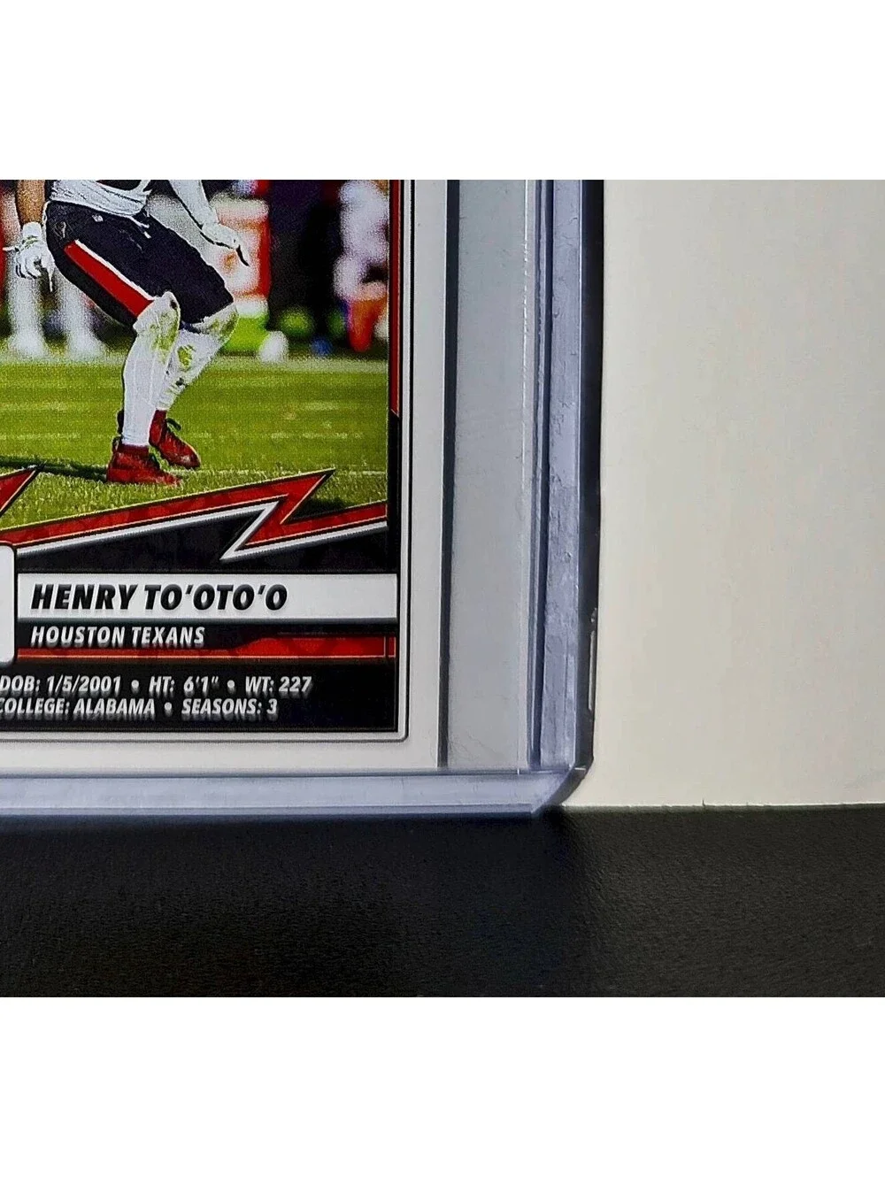 Henry To'oto'o 2025 Panini NFL #176 Sticker Houston Texans